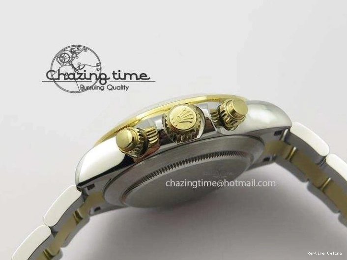 0405 Colorful Daytona SS YG 116523 JF Best Edition Gray Dial On SS YG Bracelet A 3897